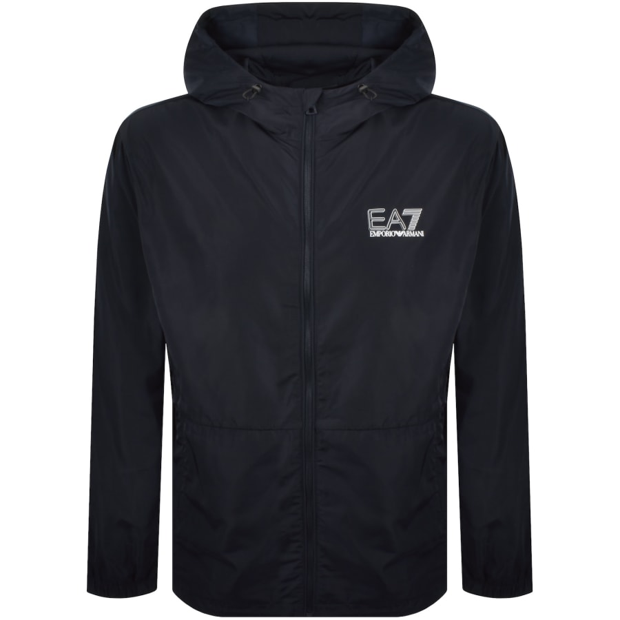 EA7 Emporio Armani Logo Jacket Navy | Mainline Menswear gb